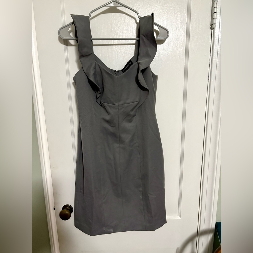Vintage Y2K Grey Mini Cocktail Dress